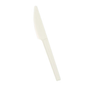 cubiertos - CPLA-01K - cuchillo biodegradable blanco 6