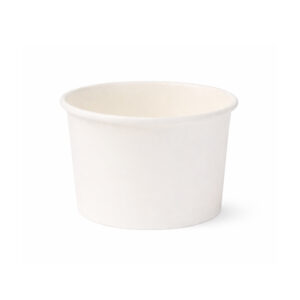 VASO BLANCO PARA HELADO DE 8OZ